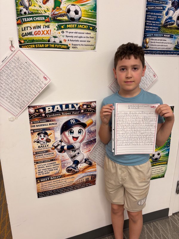 Noah Cassanelli’s project focused on the New York Yankees MLB team.